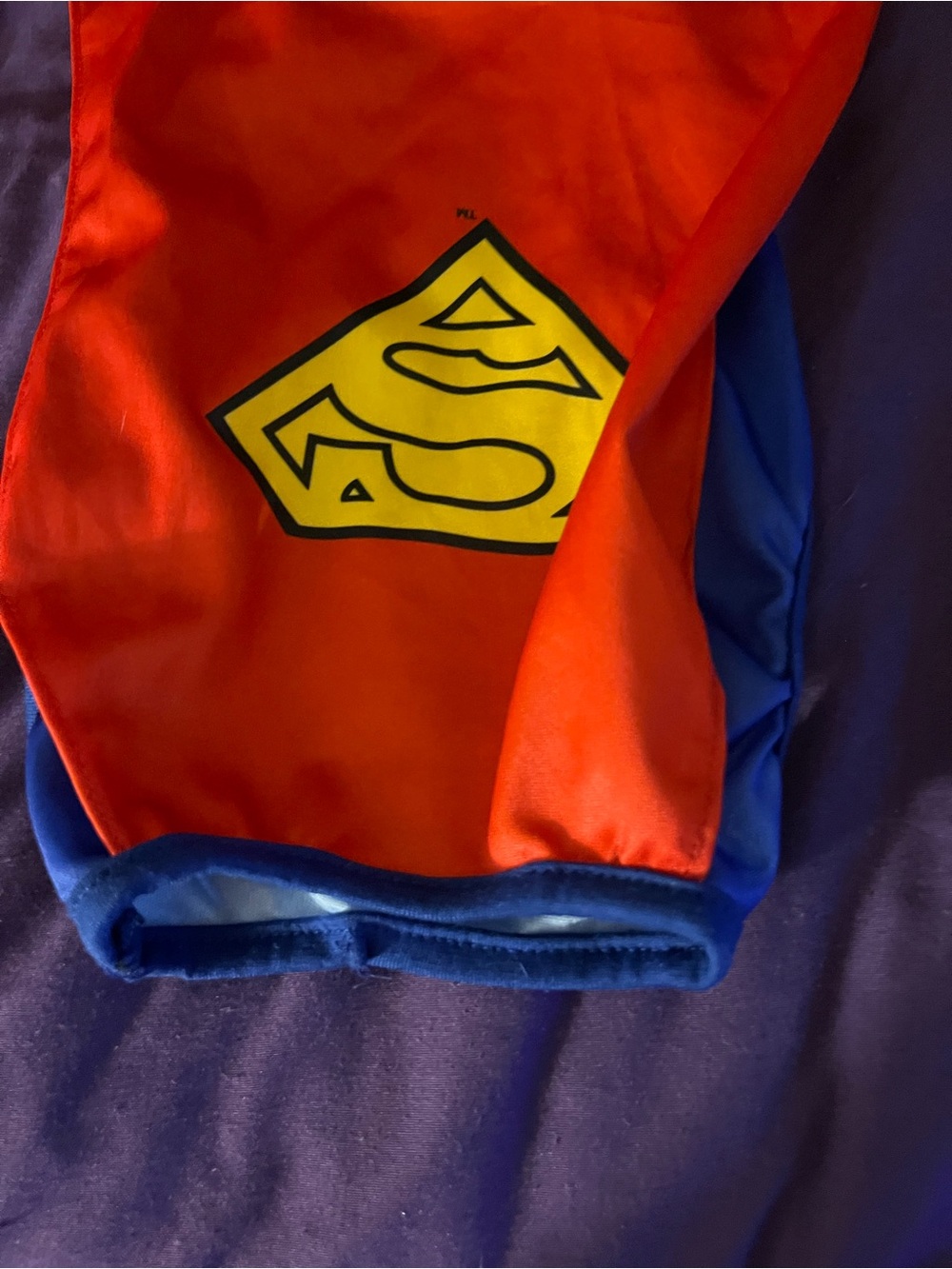 Superhero Kids Costume Cape in Red and Blue